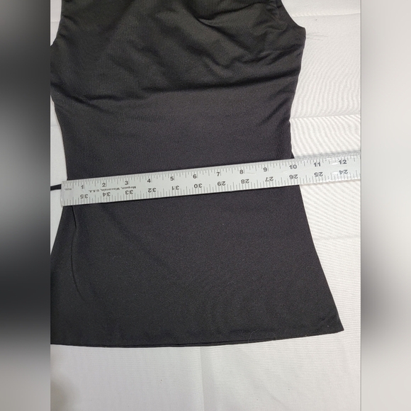 Princess Polly Uzo Top Black Lower Impact Size 0 Open Back Top - Picture 7 of 12